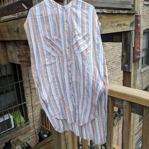 Anthropologie Holding Horses Striped Blouse